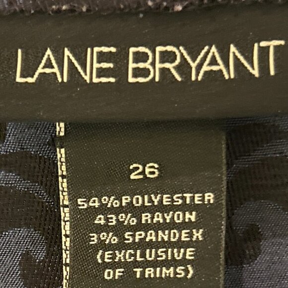 Lane Bryant SZ26 Brocade Vintage Black Print corset top Whimsigoth  Dark Romance - Picture 9 of 10